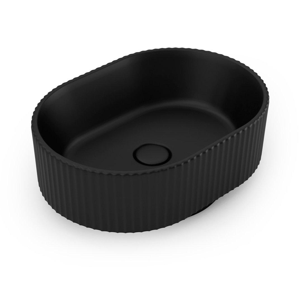 VE.wb.50\BLK.M Раковина ARTBASIN Vento 50 см, цв черный матовый, с донным клапаном
