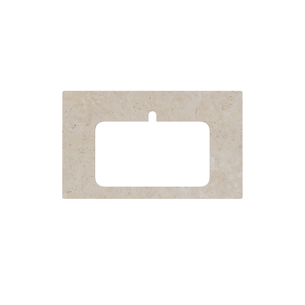 PL2.DD590500R/80 PL2.DD590500R/80 Спец. изделие декоративное для раковин, встраиваемых сверху Про Лаймстоун АТ бежевый темный