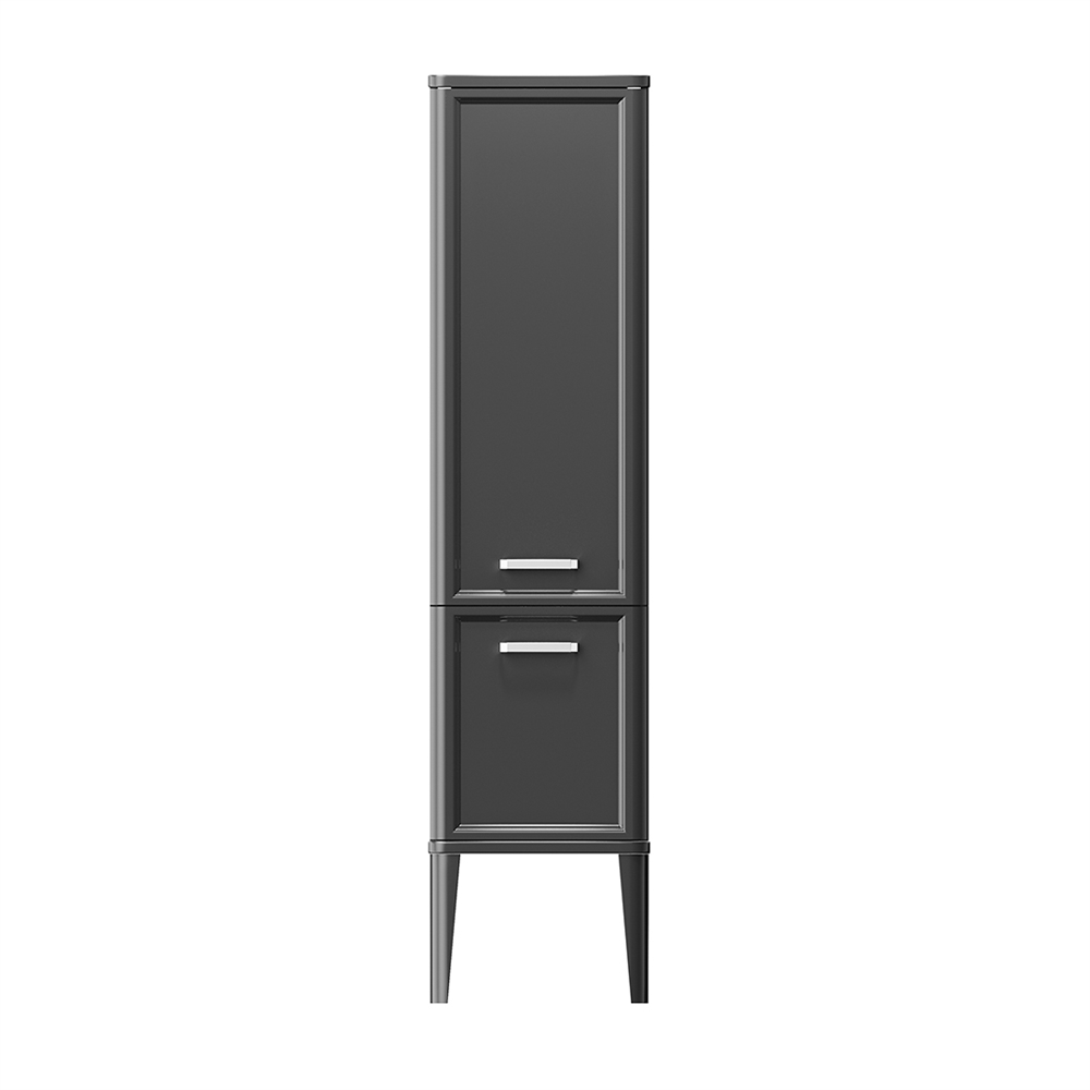 PO.N.150\BLK Пенал POMPEI напольный\подвесной 150, черный глянцевый