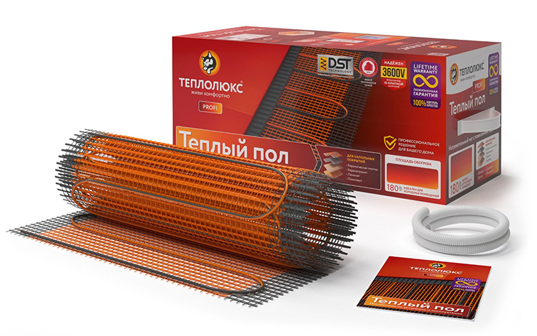 Мат нагревательный "Теплолюкс" ProfiMat 1440 Вт/8,0 кв.м