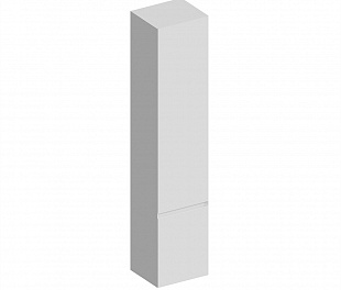 CUB.165Rh/WHT.M Пенал CUBO подвесной правый 165, белая матовая