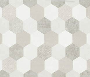 Hexagon Tribeca Multicolor Matt 33.3x100