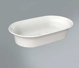 CN.wb.65\WHT.M Раковина CANALETTO 65х40 жемчужно-белая