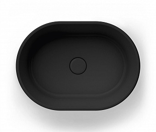 SA.wb.50\BLK.M Раковина ARTBASIN Sabbia 50 см, цв черный матовый, с донным клапаном