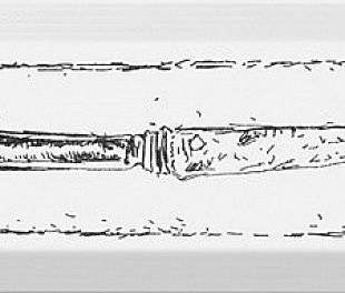 NT/B25/9001 Декор Knife чёрный 8,5х28,5х9,2