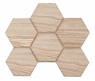 Мозаика SI03 Hexagon 25x28,5x10 непол. Pine
