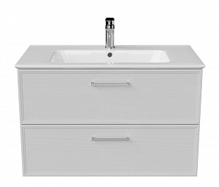 PIA.CL.85\WHT.M Тумба PIANO Classic подвесная 85 см, 2 ящика, ясень белый матовый