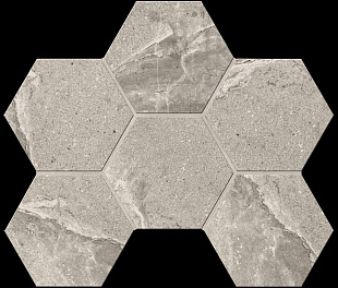 Мозаика KA02 Hexagon 25x28,5 непол.(10 мм)