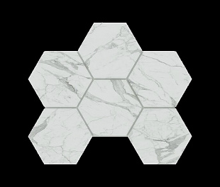 Мозаика MN01 Hexagon 25x28,5 непол. White