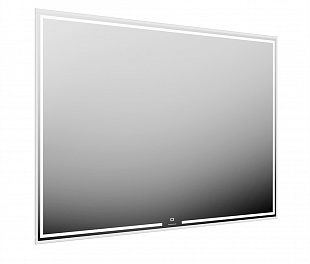 MIO.mi.120\WHT Зеркало MIO прямоугольное с диммером 120, белое