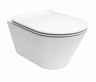 PLM.wc.02 Унитаз PLAZA Modern подвесной, безободковый с крепежом