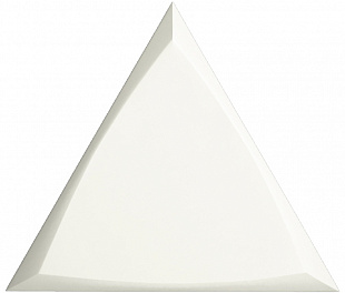 Triangle Channel White Matt 15x17