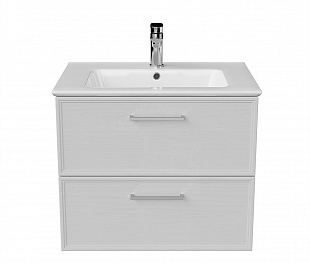 PIA.CL.65\WHT.M Тумба PIANO Classic подвесная 65 см, 2 ящика, ясень белый матовый