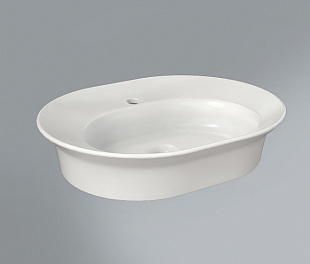 CN.wb.60\WHT.M Раковина CANALETTO 60х47 жемчужно-белая