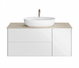 PLB.M.120.3\WHT Тумба PLAZA Modern, подвесная 120 см, 3 выдвижных ящика, белый