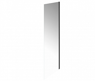 CT.90.FP.BLK.M Душевая боковая панель CRISTALLO, 90х210, матовый черный