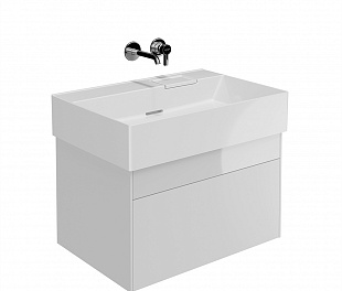 LOG.70.2/WHT Тумба LOGICA подвесная 2 ящика 70 см, белоснежный