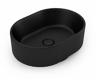 VE.wb.50\BLK.M Раковина ARTBASIN Vento 50 см, цв черный матовый, с донным клапаном