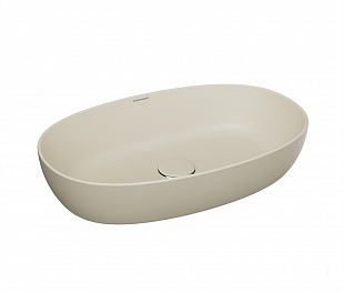 PLR.wb.60\SAN Раковина PLAZA накладная 60, песочный матовый